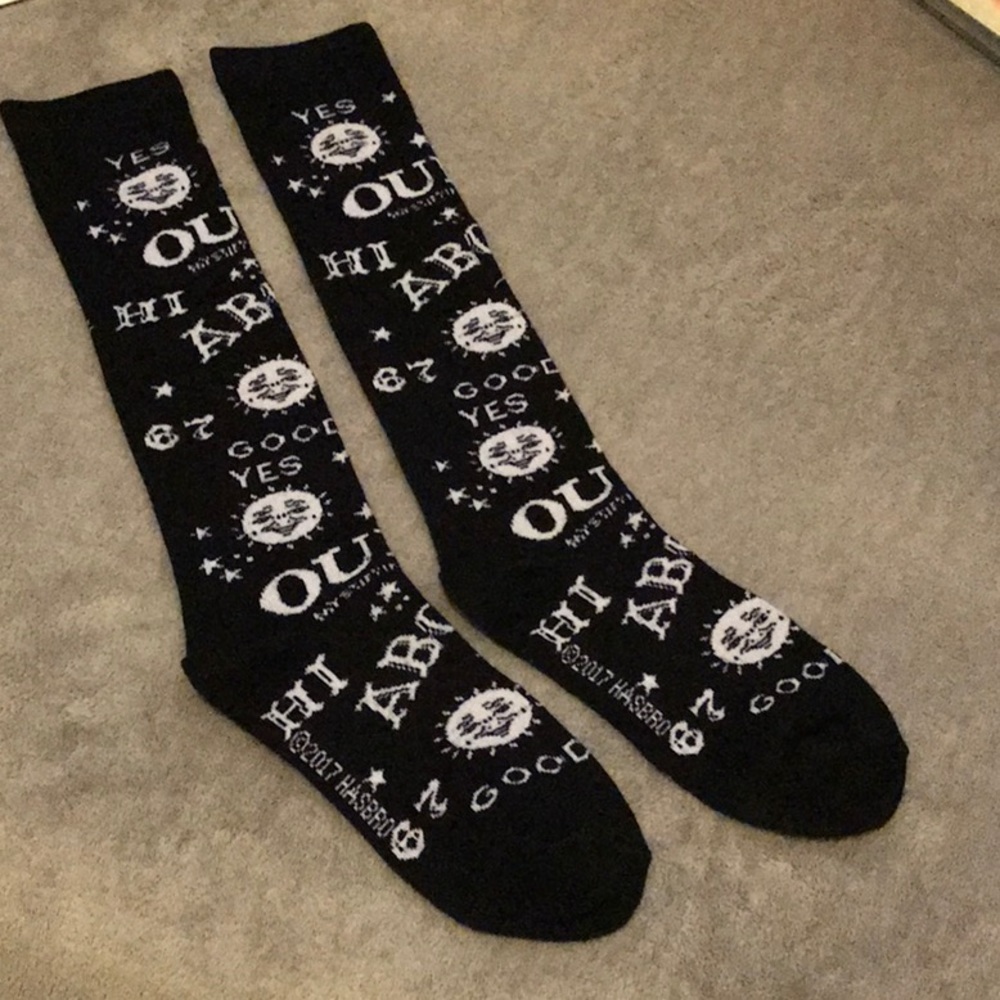 Ouija Board Game Calf High Socks